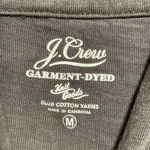 JCREW slub cotton hoodie sz M
